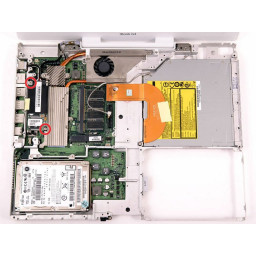 Замена модема iBook G4 14 